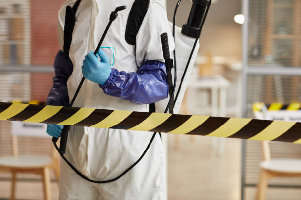Professional Blood Cleanup technician working in Pittstown, NJ